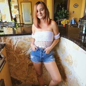 Handmade crochet top